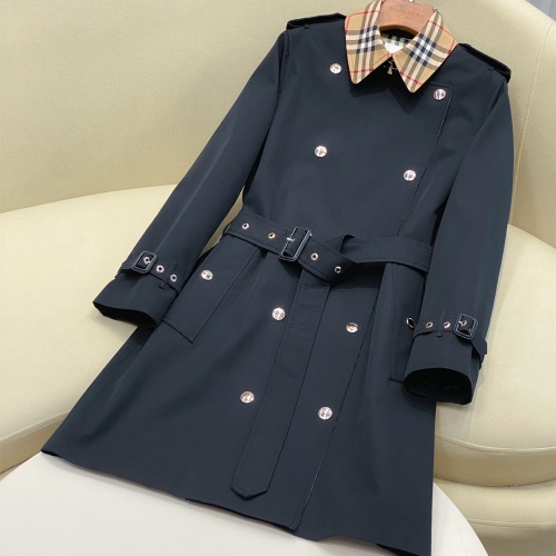 Replica Burberry Trench Coat Long Sleeved For Women #1194170, $160.00 USD, [ITEM#1194170], Replica Burberry Trench Coat outlet from China