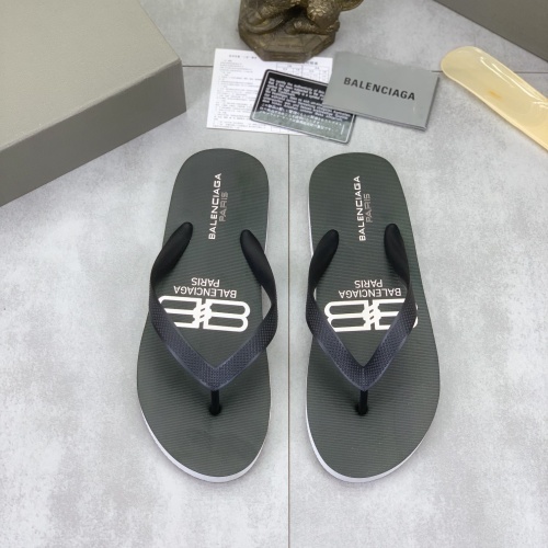 Replica Balenciaga Slippers For Men #1195108, $45.00 USD, [ITEM#1195108], Replica Balenciaga Slippers outlet from China