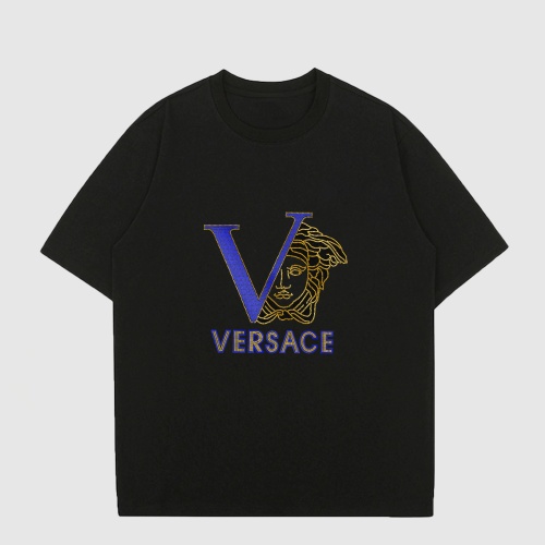Replica Versace T-Shirts Short Sleeved For Unisex #1195219, $27.00 USD, [ITEM#1195219], Replica Versace T-Shirts outlet from China