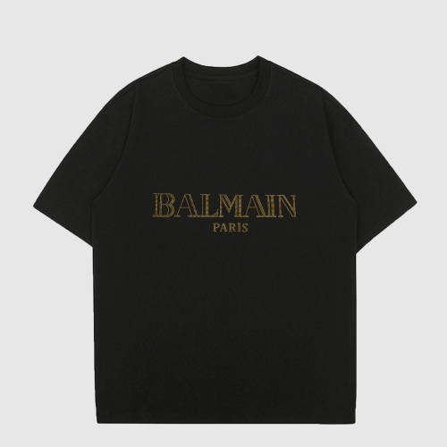 Replica Balmain T-Shirts Short Sleeved For Unisex #1195245, $27.00 USD, [ITEM#1195245], Replica Balmain T-Shirts outlet from China