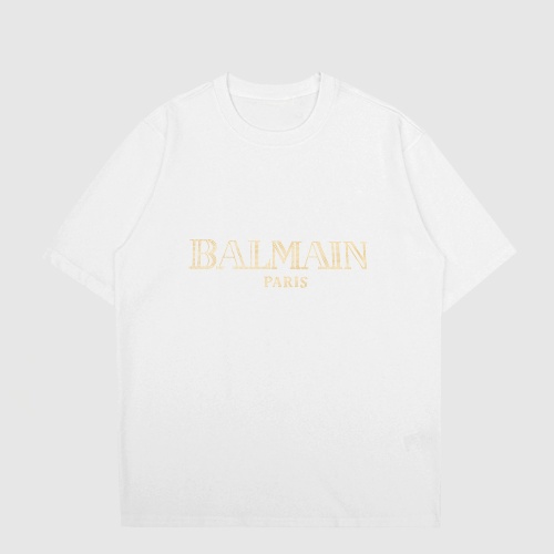 Replica Balmain T-Shirts Short Sleeved For Unisex #1195246, $27.00 USD, [ITEM#1195246], Replica Balmain T-Shirts outlet from China
