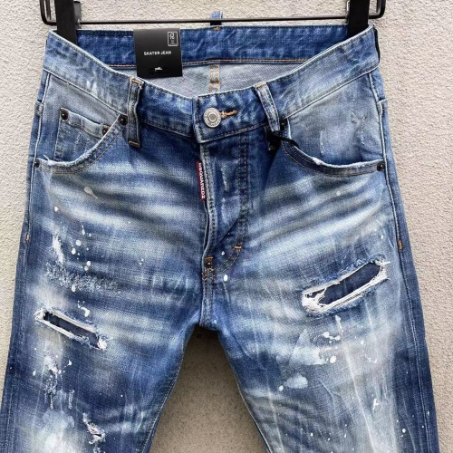 Replica Dsquared Jeans For Men #1195358 $68.00 USD for Wholesale