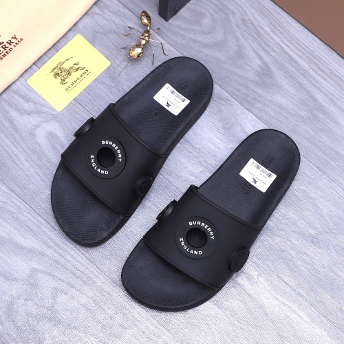 Replica Burberry Slippers For Men #1195413 $42.00 USD for Wholesale