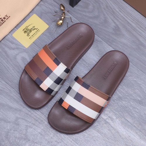 Replica Burberry Slippers For Men #1195420 $42.00 USD for Wholesale
