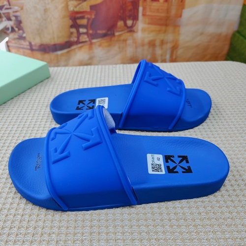 Replica Off-White Slippers For Men #1195446 $45.00 USD for Wholesale