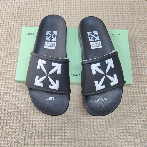 Replica Off-White Slippers For Men #1195450, $45.00 USD, [ITEM#1195450], Replica Off-White Slippers outlet from China