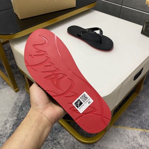 Replica Christian Louboutin CL Slippers For Women #1195455 $42.00 USD for Wholesale