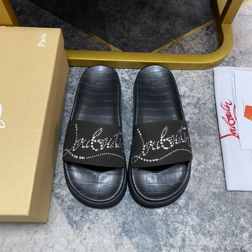 Replica Christian Louboutin CL Slippers For Men #1195459, $64.00 USD, [ITEM#1195459], Replica Christian Louboutin CL Slippers outlet from China