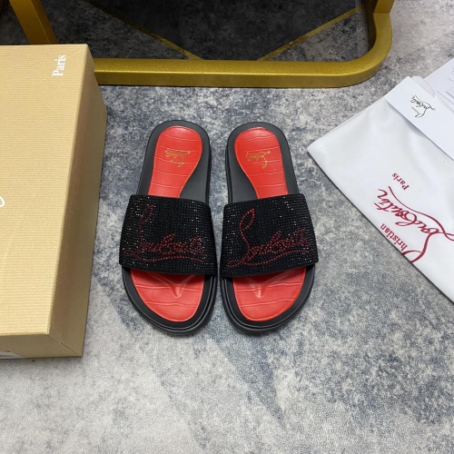 Replica Christian Louboutin CL Slippers For Men #1195464, $56.00 USD, [ITEM#1195464], Replica Christian Louboutin CL Slippers outlet from China