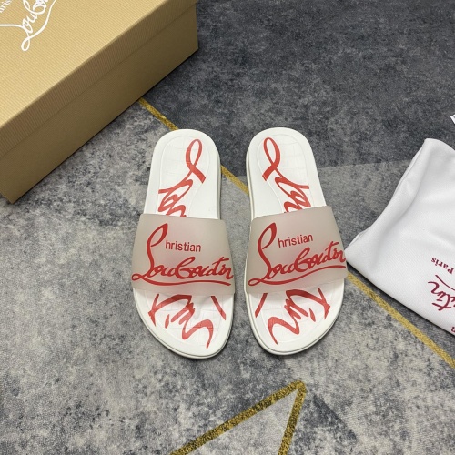 Replica Christian Louboutin CL Slippers For Men #1195468, $52.00 USD, [ITEM#1195468], Replica Christian Louboutin CL Slippers outlet from China