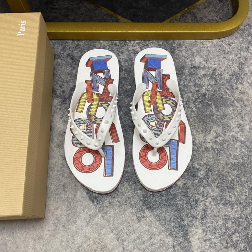 Replica Christian Louboutin CL Slippers For Men #1195472, $45.00 USD, [ITEM#1195472], Replica Christian Louboutin CL Slippers outlet from China