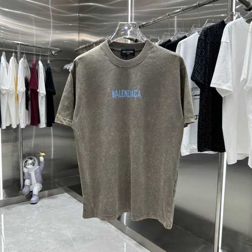 Replica Balenciaga T-Shirts Short Sleeved For Unisex #1195597, $40.00 USD, [ITEM#1195597], Replica Balenciaga T-Shirts outlet from China