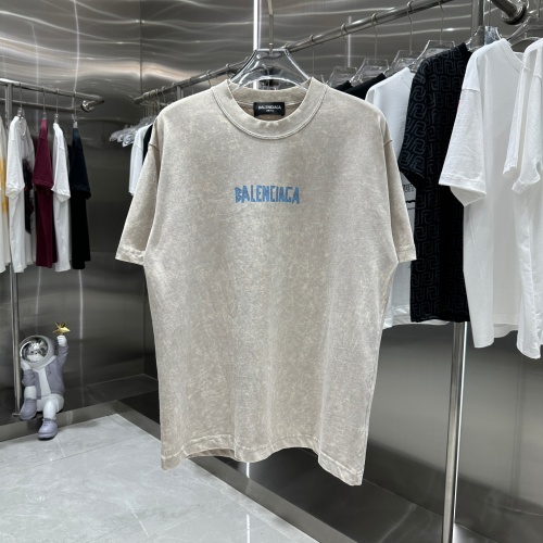 Replica Balenciaga T-Shirts Short Sleeved For Unisex #1195599, $40.00 USD, [ITEM#1195599], Replica Balenciaga T-Shirts outlet from China