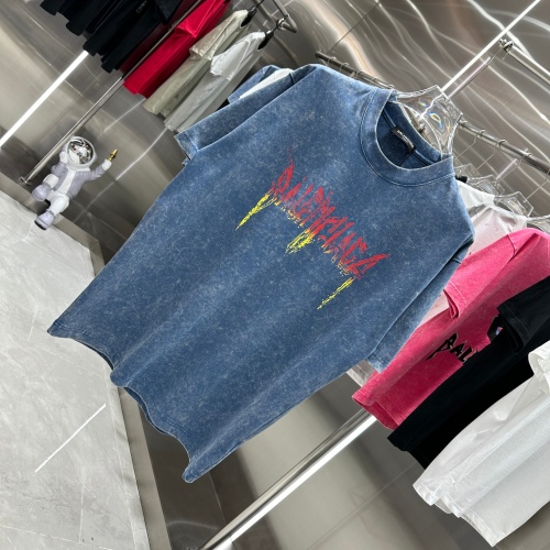 Replica Balenciaga T-Shirts Short Sleeved For Unisex #1195600 $40.00 USD for Wholesale