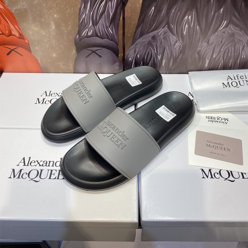 Replica Alexander McQueen Slippers For Men #1195651, $45.00 USD, [ITEM#1195651], Replica Alexander McQueen Slippers outlet from China