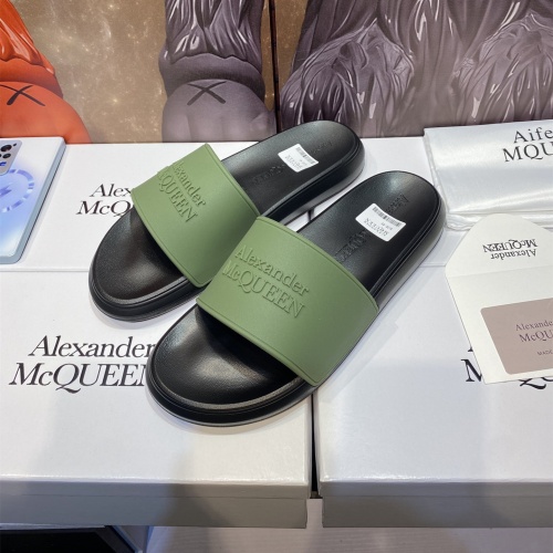 Replica Alexander McQueen Slippers For Men #1195652, $45.00 USD, [ITEM#1195652], Replica Alexander McQueen Slippers outlet from China