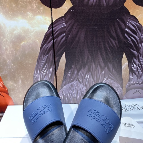 Replica Alexander McQueen Slippers For Men #1195654 $45.00 USD for Wholesale