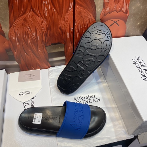 Replica Alexander McQueen Slippers For Men #1195655 $45.00 USD for Wholesale