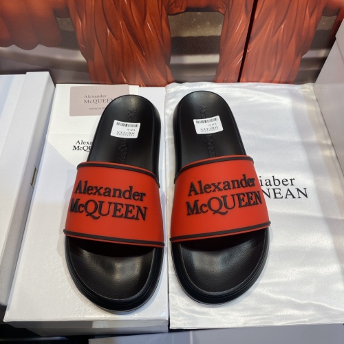 Replica Alexander McQueen Slippers For Men #1195663, $45.00 USD, [ITEM#1195663], Replica Alexander McQueen Slippers outlet from China