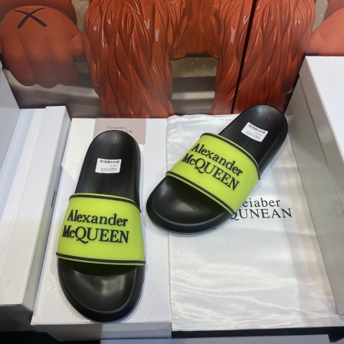 Replica Alexander McQueen Slippers For Men #1195664 $45.00 USD for Wholesale
