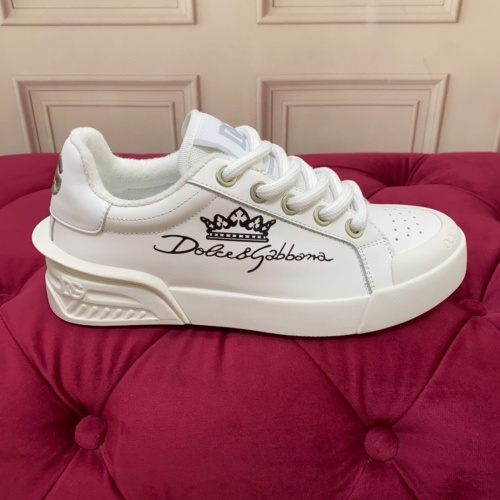 Replica Dolce & Gabbana D&G Casual Shoes For Women #1195689 $112.00 USD for Wholesale