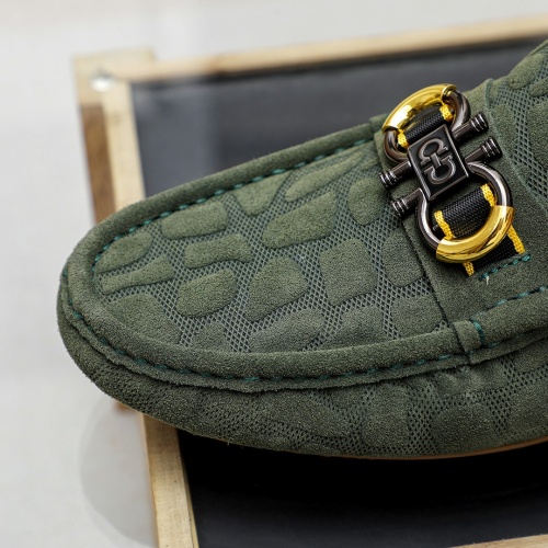 Replica Salvatore Ferragamo Leather Shoes For Men #1195808 $68.00 USD for Wholesale
