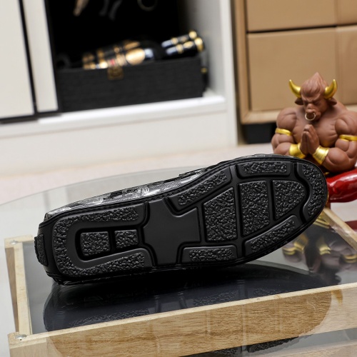 Replica Salvatore Ferragamo Leather Shoes For Men #1195860 $68.00 USD for Wholesale