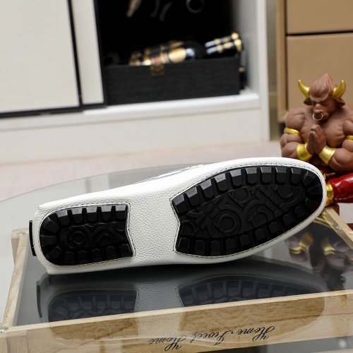 Replica Salvatore Ferragamo Leather Shoes For Men #1195862 $68.00 USD for Wholesale