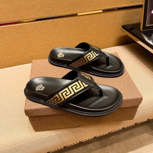 Replica Versace Slippers For Men #1196018, $45.00 USD, [ITEM#1196018], Replica Versace Slippers outlet from China