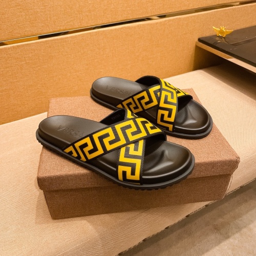 Replica Versace Slippers For Men #1196022, $52.00 USD, [ITEM#1196022], Replica Versace Slippers outlet from China