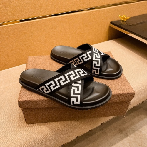 Replica Versace Slippers For Men #1196024, $52.00 USD, [ITEM#1196024], Replica Versace Slippers outlet from China