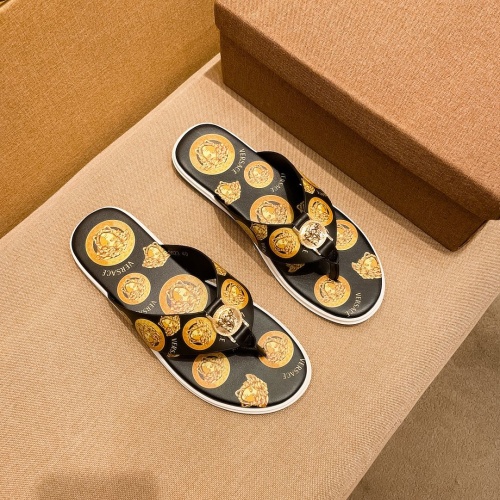 Replica Versace Slippers For Men #1196029, $48.00 USD, [ITEM#1196029], Replica Versace Slippers outlet from China