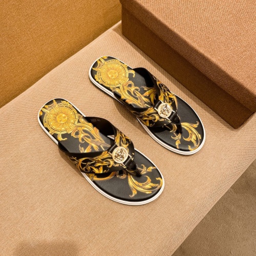 Replica Versace Slippers For Men #1196039, $48.00 USD, [ITEM#1196039], Replica Versace Slippers outlet from China