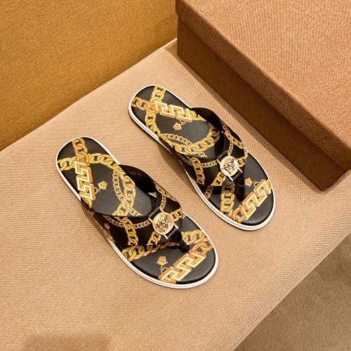Replica Versace Slippers For Men #1196045, $48.00 USD, [ITEM#1196045], Replica Versace Slippers outlet from China