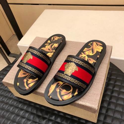 Replica Versace Slippers For Men #1196051, $48.00 USD, [ITEM#1196051], Replica Versace Slippers outlet from China