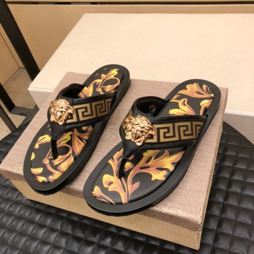 Replica Versace Slippers For Men #1196057, $48.00 USD, [ITEM#1196057], Replica Versace Slippers outlet from China