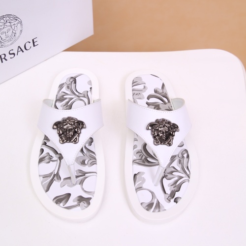 Replica Versace Slippers For Men #1196104 $48.00 USD for Wholesale