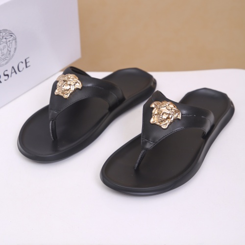 Replica Versace Slippers For Men #1196107, $42.00 USD, [ITEM#1196107], Replica Versace Slippers outlet from China