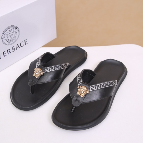 Replica Versace Slippers For Men #1196108, $42.00 USD, [ITEM#1196108], Replica Versace Slippers outlet from China
