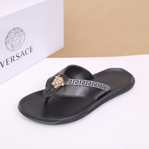 Replica Versace Slippers For Men #1196108 $42.00 USD for Wholesale