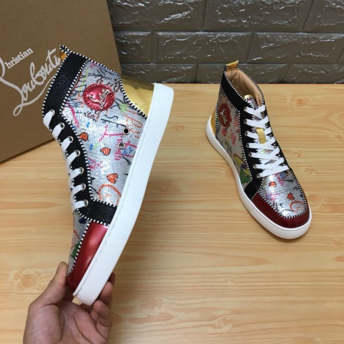 Replica Christian Louboutin High Top Shoes For Men #1196125 $92.00 USD for Wholesale