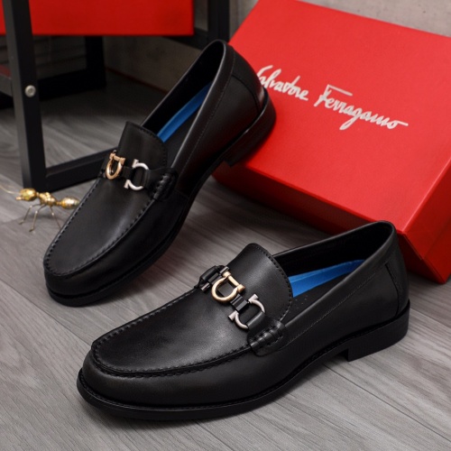 Replica Salvatore Ferragamo Leather Shoes For Men #1196141, $85.00 USD, [ITEM#1196141], Replica Salvatore Ferragamo Leather Shoes outlet from China