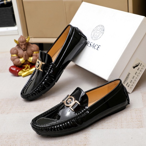 Replica Versace Leather Shoes For Men #1196382, $68.00 USD, [ITEM#1196382], Replica Versace Leather Shoes outlet from China
