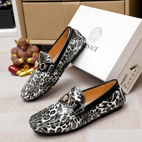 Replica Versace Leather Shoes For Men #1196384, $68.00 USD, [ITEM#1196384], Replica Versace Leather Shoes outlet from China