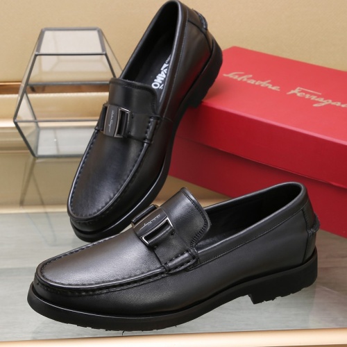Replica Salvatore Ferragamo Leather Shoes For Men #1196388, $92.00 USD, [ITEM#1196388], Replica Salvatore Ferragamo Leather Shoes outlet from China