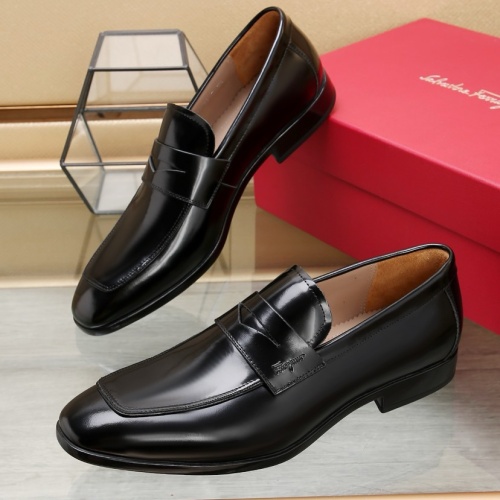 Replica Salvatore Ferragamo Leather Shoes For Men #1196411, $125.00 USD, [ITEM#1196411], Replica Salvatore Ferragamo Leather Shoes outlet from China