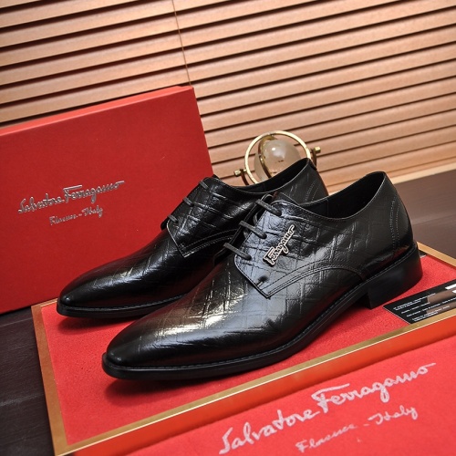 Replica Salvatore Ferragamo Leather Shoes For Men #1196414, $88.00 USD, [ITEM#1196414], Replica Salvatore Ferragamo Leather Shoes outlet from China