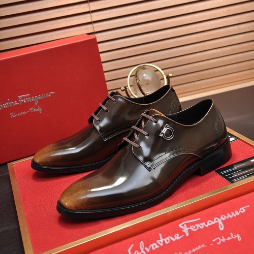 Replica Salvatore Ferragamo Leather Shoes For Men #1196415, $98.00 USD, [ITEM#1196415], Replica Salvatore Ferragamo Leather Shoes outlet from China