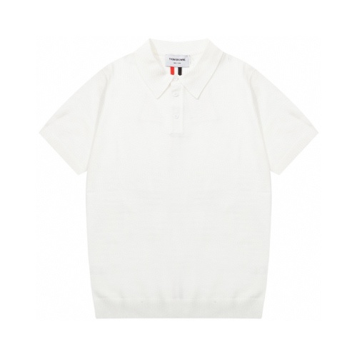 Replica Thom Browne TB T-Shirts Short Sleeved For Unisex #1196488, $45.00 USD, [ITEM#1196488], Replica Thom Browne TB T-Shirts outlet from China