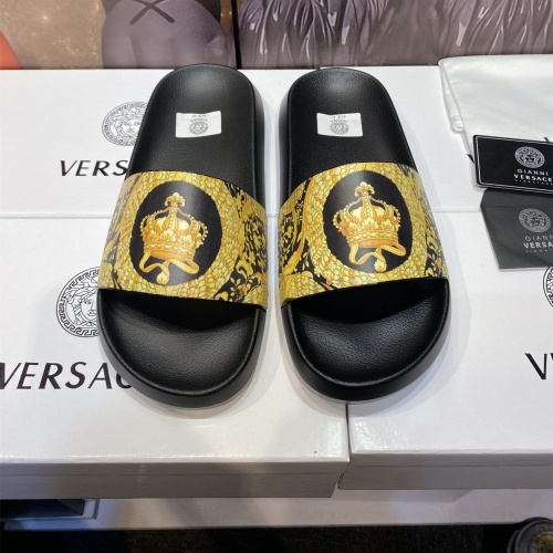Replica Versace Slippers For Men #1196495, $45.00 USD, [ITEM#1196495], Replica Versace Slippers outlet from China